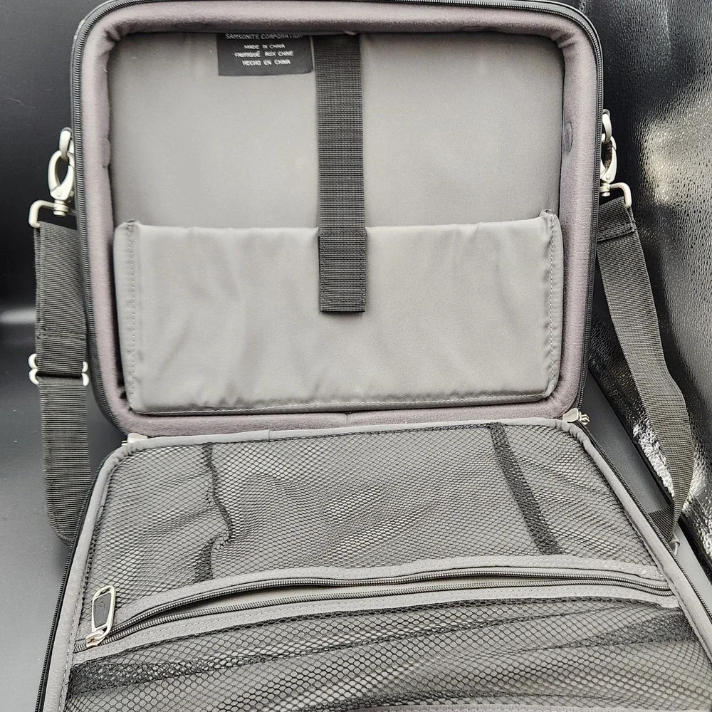 Samsonite Leather Laptop Briefcase 17